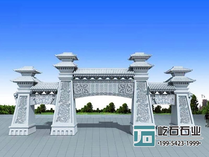 漢阙牌坊效果圖